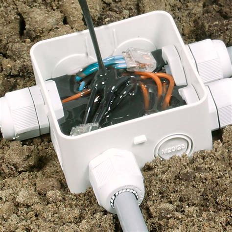 can you direct burry a junction box|waterproof underground electrical junction box.